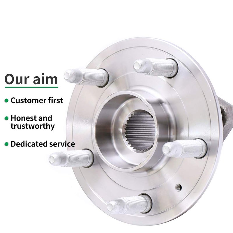 HICKS 513288 Front Wheel Bearing and Hub Assembly for 14-17 Chevy Impala, 13-16 Chevy Malibu, 10-17 Chevy Equinox, 10-17 GMC Terrain - Image 4